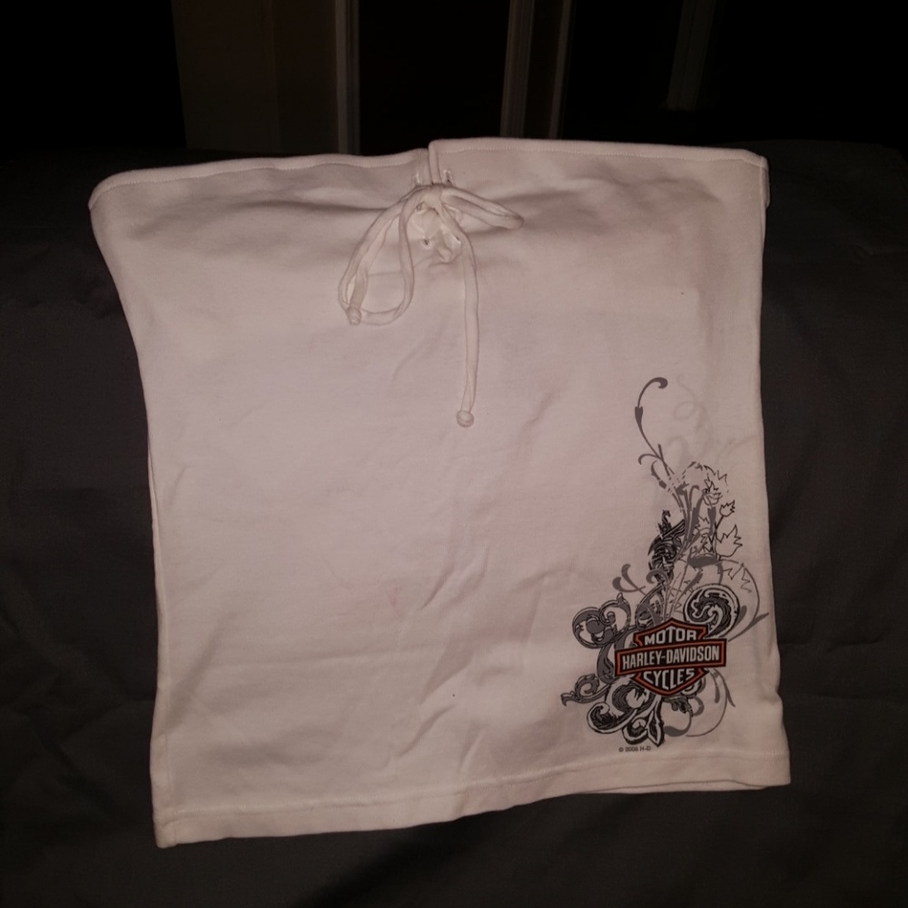 Harley Davidson strapless top